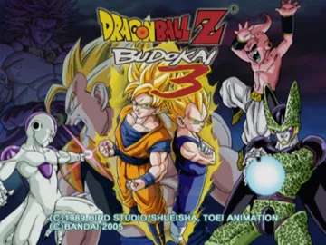 Dragon Ball Z - Budokai 3 screen shot title